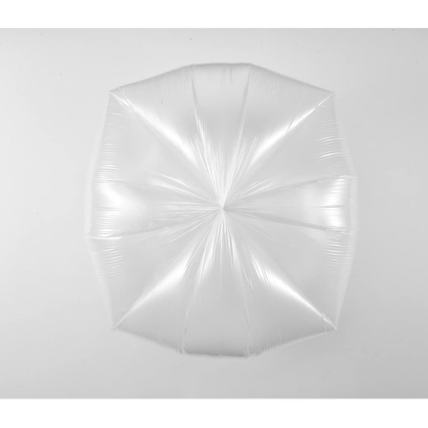 33 Gallon Clear Trash Can Liners - 33" x 40" - High Density Garbage Bags - Case of 500 - Multipurpose for Office, Outdoor, Recycling, Industrial and Commercial