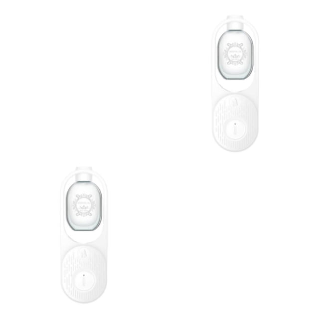 Advancent ABS Air Freshener Replacement Rechargeable Timing Bedroom Diffuser Odor Fragrance Office Switch Remover Button Tipo 1 2Conjunto