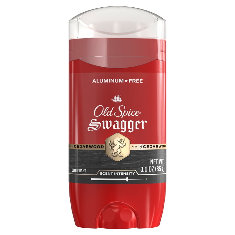 Old Spice Red Collection Men's Swagger Deodorant, Aluminum-Free