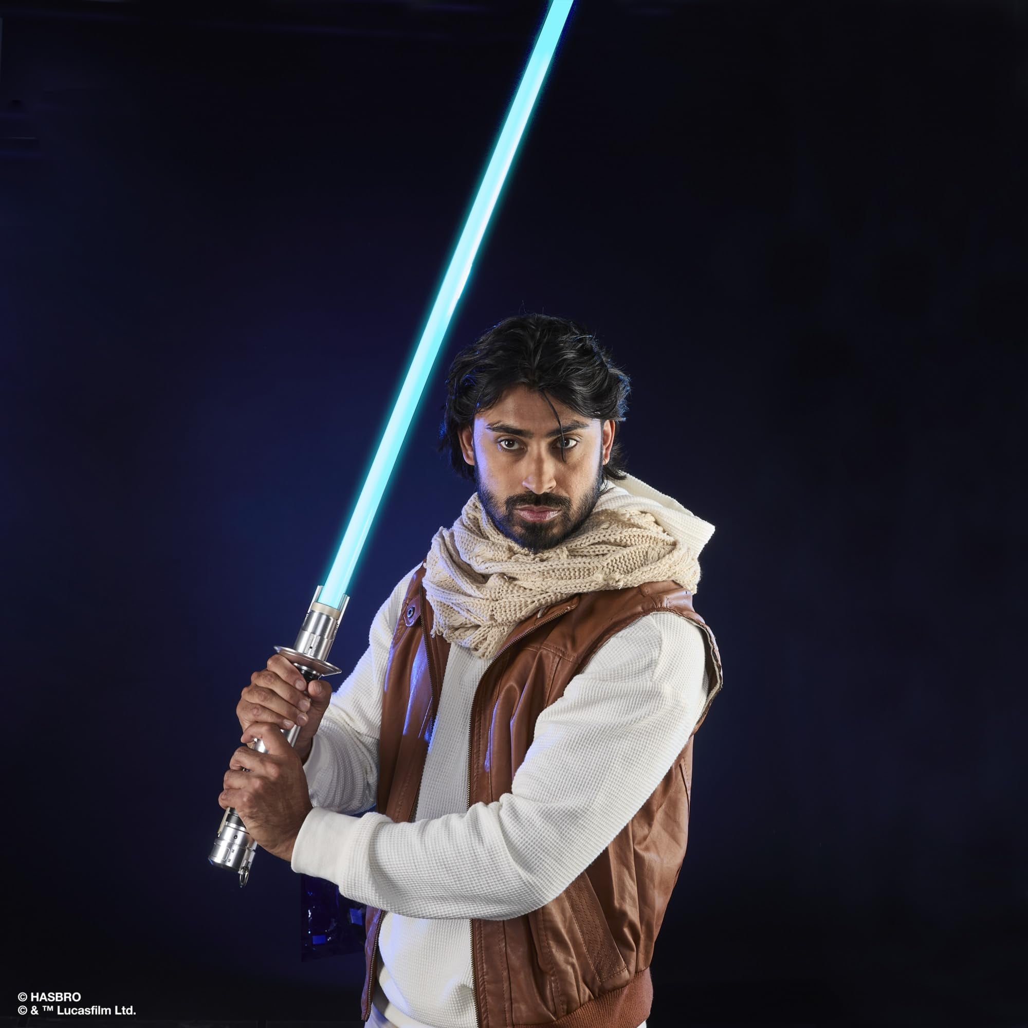STAR WARS The Black Series Ezra Bridger Force FX Elite Electronic Lightsaber with Advanced LED and Sound Effects, Ages 14 and Up