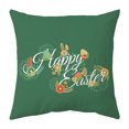 thumbnail image 5 of Qocolhg Happy Easter Throw Pillow Covers 18x18 Inch Bunny Egg Spring Floral Decorative Holiday Party Cushion Cases for Sofa Couch, Easter Decorations for Home, 5 of 5