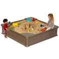 thumbnail image 6 of Modern Home 4ft x 4ft Weather Resistant Outdoor Sandbox Kit w/Cover, 6 of 6
