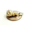 thumbnail image 6 of New 14k yellow gold 3D hollow buddha buda buddah pendant charm fine jewelry 1.6g, 6 of 12