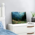 thumbnail image 3 of FCXZI Nature Landscape Canvas Wall Art for Living Room, Forest Mountain Canvas Prints Paintings Room Decor, Cottage Meadow Wildflower Modern Farmhouse Wall Decor  20x16in, 3 of 6