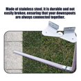 thumbnail image 4 of 4 Pack Gutter Downspout Extensions Gutter Hinges Downspout Extension for Rectangle or Square Downspout, 4 of 5
