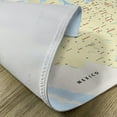thumbnail image 5 of Ambesonne Map Place Mats Set of 4, America Cities Interstate, Standard Size, Yellow Red Pale Blue, 5 of 6