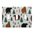 thumbnail image 2 of Dailycode Light Switch Plate Covers 2 Gang Wall Plate Plastics Outlet Covers for Kitchen Home Office Decor Bear Forest, 2 of 8