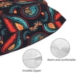 thumbnail image 3 of KLL Paisley1 Pillow Covers Envelope Closure,Super Soft and Cozy Fuzzy Fleece Pillow Case Cover (No pillow core） 16"x24", 3 of 5