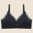 thumbnail image 5 of Training Bratraining Bra Teen Girls Sports Training Bra Lace V-Neck T-Shirt Wireless Bra Padded with Adjustable Straps Underwear Bralette Black 17Y, 5 of 9