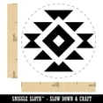 thumbnail image 2 of Southwest Pattern Shape Self-Inking Rubber Stamp Ink Stamper - Yellow Ink - Medium 1 Inch, 2 of 7
