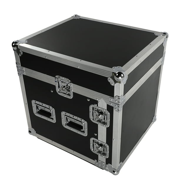 4U 8U 12 Space Rack Case with Slant Mixer Top DJ Mixer with