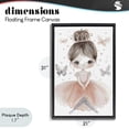thumbnail image 4 of Stupell Industries Eclectic Sweet Butterfly Fairytale Princess Black Floating Frame Canvas Art, 21 x 31, by Creative Studio, 4 of 8