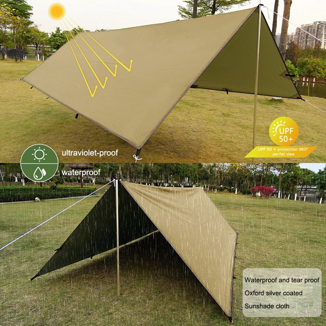 Carpa con dosel de cuatro esquinas Sombrilla portátil multifuncional a prueba de lluvia para Camping Picnic Barbacoa Barbie Nuevos Originales