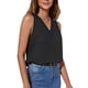 thumbnail image 5 of Gibobby Verano moda damas chaleco cuello en V Color sólido Casual sin mangas Top(Negro,CH), 5 of 5
