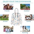 thumbnail image 5 of KLL Unisex Kids Boys Girls Hooded Pocket Pullover Hoodies-Tulips Flowers, 5 of 5