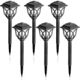 thumbnail image 1 of 6pcs Solar Pathway Lights Outdoor LED Solar Garden Lights Waterproof, 1 of 2