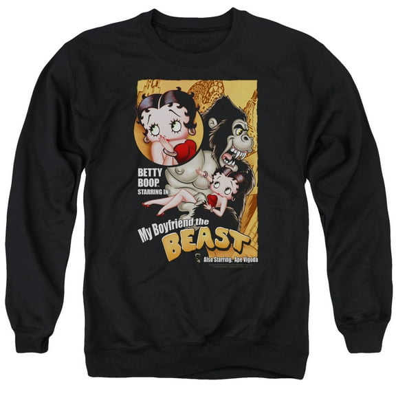 Betty Boop - Boyfriend The Beast - Crewneck Sweatshirt - XXX-Large