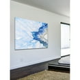 thumbnail image 4 of Blue Crystal Shards Painting Print on Wrapped Canvas, 4 of 7
