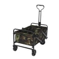 thumbnail image 4 of Heavy Duty Capacity Collapsible Folding Outdoor Utility Wagon Patio Garden Cart with 2 Drink Holders and Wheels for Camping and Picnic, 4 of 8
