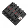thumbnail image 1 of Blade Fuse Box, Circuit Fuse Block Waterproof M5 Stud  For Car Van Marine Boat, 1 of 8