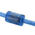 thumbnail image 4 of 1.5m transparent blue USB high-speed 2.0 male-to-female extension cable all copper braided mesh shielded with magnetic ring data cable, 4 of 5