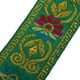 thumbnail image 3 of Cinta Jacquard Dorada Hecha a Mano Eter para Tapicería Cortina Bolso Vestido Bohemia Pasto verde, 3 of 9