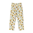 thumbnail image 4 of Xecao Bee and Flowers Men's Straight Lounge Pajama Pants: The Ultimate in Comfortable Sleepwear, 4 of 9