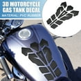 thumbnail image 2 of Unique Bargains Universal 3D Motorcycle Gas Tank Decal 7.87''x5.59'' Fuel Oil Gas Tank Pad Protector Sticker Black, 2 of 7