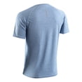 thumbnail image 6 of Men's Moisture Wicking Breathable Active Performance Tech T-Shirts Workout Shirt with Short Sleeve Size 3XL Blue, 6 of 9