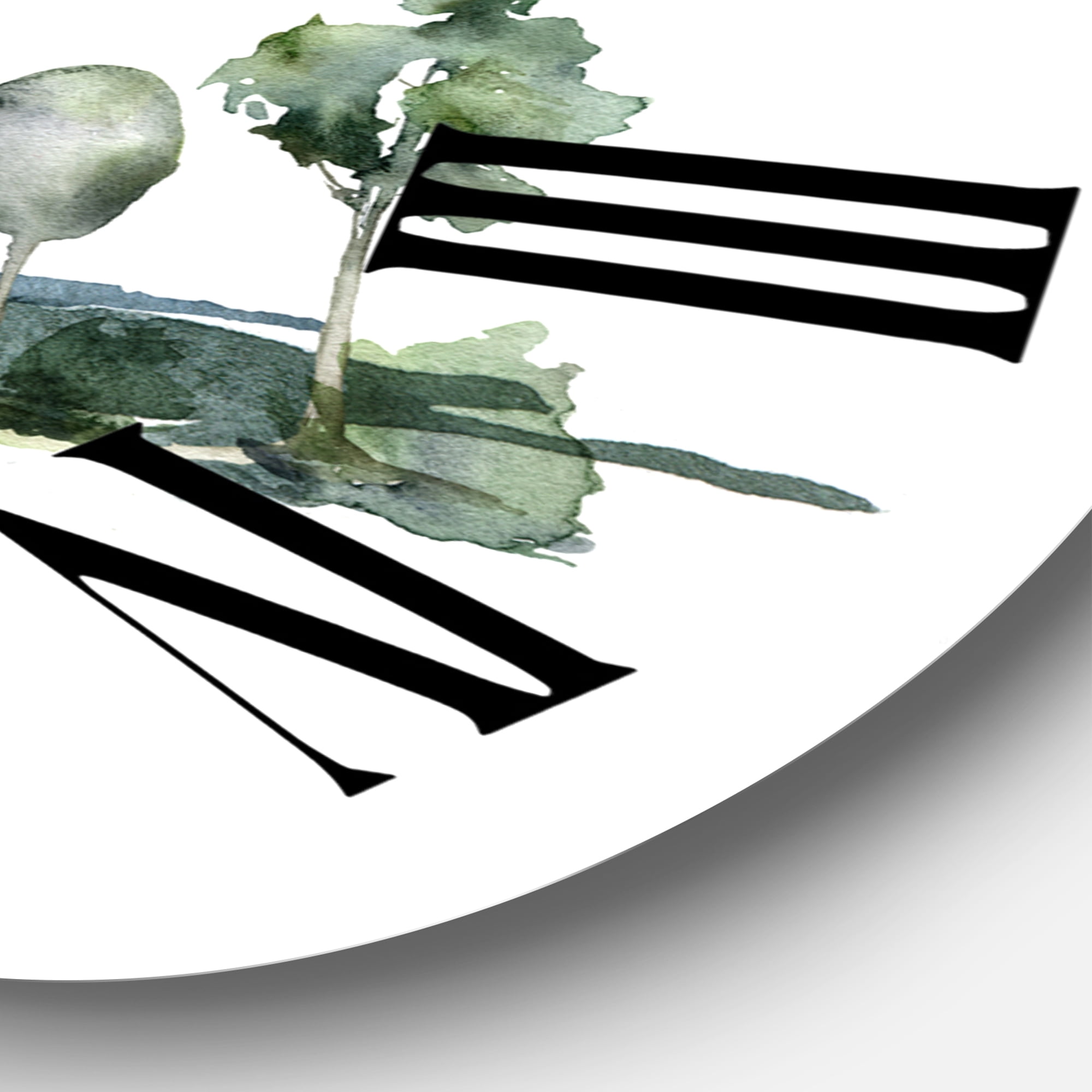 Designart 1 in Quartz Modern/Contemporary Wall Clock
