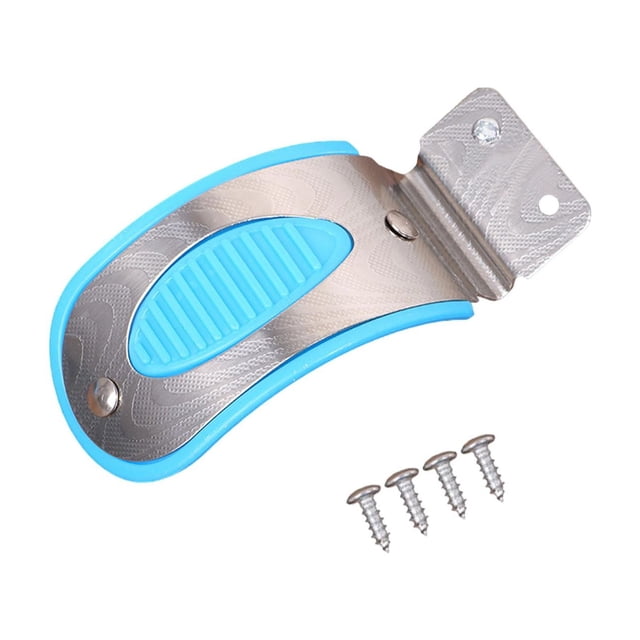 Pastillas de freno traseras de repuesto para scooter, con tornillos, protector de freno para scooter, accesorios portátiles, prácticos y fáciles de azul 55cm