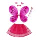 thumbnail image 3 of Disfraz de Hada para Niñas Disfraz de Princesa Tutu Personal para Niños Ala de Mariposa 4 Piezas/juego para Juegos de Simulación Favor de Fiesta Actua Fernando disfraz de hada, 3 of 8