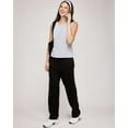 thumbnail image 6 of Real Essentials 5 Pack: Women's 100% Cotton V-Neck Sleeveless Tank Top Basic Ladies Casual Shirts (Available In Plus Size), 6 of 6