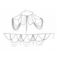 thumbnail image 2 of Qarigey Collar de borlas para mujer, cadena de cintura multicapa, decoración portátil, adorno de joyería para cumpleaños, club nocturno, Bar, fiesta Ropa, zapatos y accesorios Miscelánea Plata Qarigey AP014767-02, 2 of 6