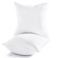 thumbnail image 1 of Deconovo Rellenos de almohada, cojines decorativos para cama, blancos, 45 x 45 cm, relleno de funda de almohada cuadrada, rellenos de almohada de plumón alternativo, juego de 2, 1 of 7