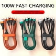 thumbnail image 4 of Type - C Data Cable - 1.2m, Nylon Braided, Fast Charging & Data Transfer, Universal Compatibility, Durable, Customer Satisfaction Guaranteed, 4 of 6