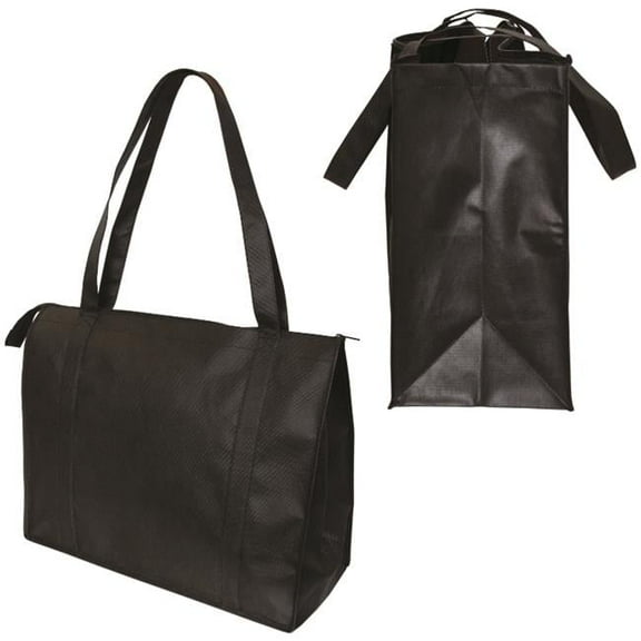 Debco NW4835 Oversize Non Woven Convention Tote - Black