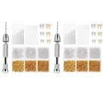 thumbnail image 1 of Kit de Herramientas de Resina con 2 Pieza de Broca Manual de Tornillo de Fijación 20 Piezas de Broca Y 800 Piezas de Pernos de Ojo de Tornillo para Hacer Colgantes de DIY, 1 of 8