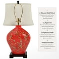 thumbnail image 4 of Oriental Furniture Fruitful Harvest Porcelain Table Lamp, 4 of 6