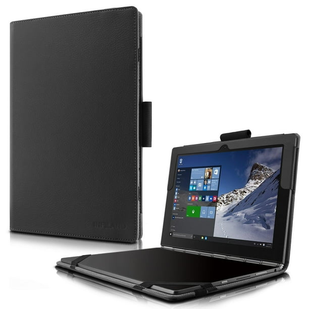 Infiland Lenovo Yoga Book Case Folio Pu Leather Stand Cover For Lenovo Yoga Book Wifi 10 1 2 In 1 Tablet Pc Android And Windows Version Black Walmart Com Walmart Com