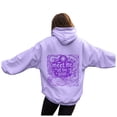 thumbnail image 5 of gibobby Cute Hoodies Women Teen Girls Y2k Preppy Floral Graphic Sweatshirt Embroidered Oversized Hooded Sweater Streetwear,L, 5 of 6