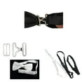 thumbnail image 4 of 50 Pcs Adjustable Tie Clip Closures Bow Tie Cravat Clips Fasteners Metal Bow Tie Hardware for Necktie Strap Luggage, 4 of 8