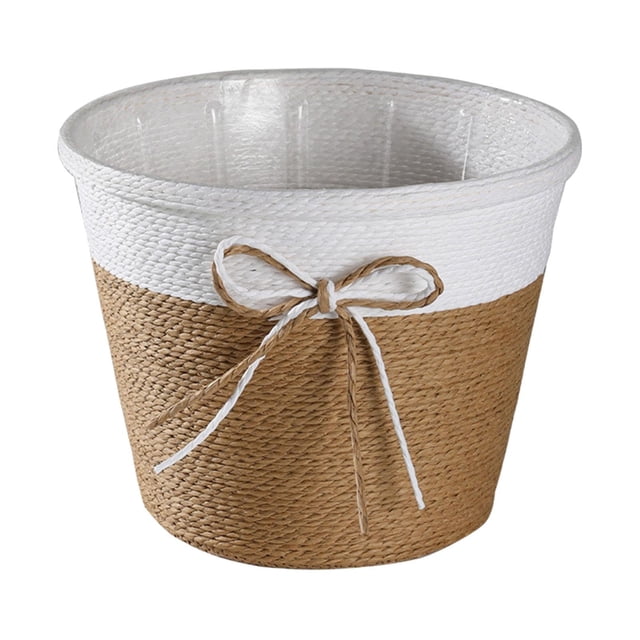 Maceta de cuerda de papel para interior y exterior, para porche y patio. 195 x 15 cm