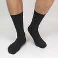 thumbnail image 6 of Men's Bamboo Viscose Dress Socks - Soft, Breathable, Moisture-Wicking - 48 Pairs Bulk Pack, 6 of 7
