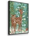 thumbnail image 3 of Doe and Fawn II - Framed Gallery Wrapped Holiday Canvas - 17 x 25 - Black Frame, 3 of 8