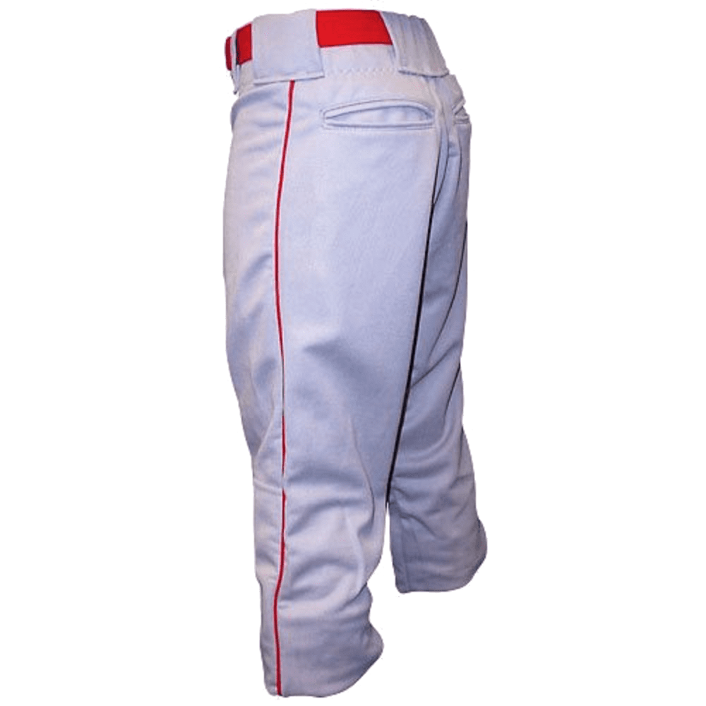 Alleson Athletic Adult Mens Ankle Length Baseball Pants With Piping-Braid 605PLP 