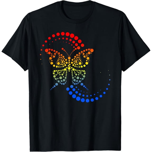 Polka Dot Butterfly September 15th International Dot Day T-Shirt