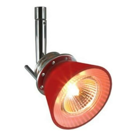 

1 Light Monorail Quick Adapt Low Voltage Spot Light Chrome Finish