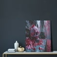 thumbnail image 5 of Sikiie Gothic Red Skull Cemetery Print Canvas Decorative Hanging Painting, Anti-shrinkage Hanging Frame, Suitable for Home, Office Wall Decorations, 5 of 6