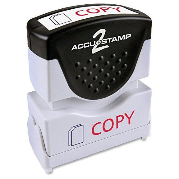 COSCO, COS035532, 2-Color Shutter Stamp with Microban, 1 Each